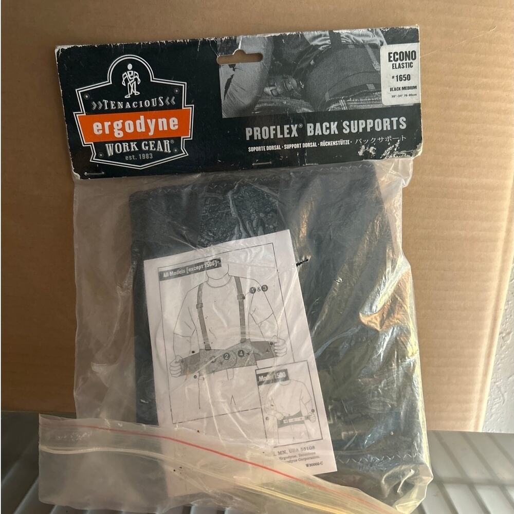 ☆ Tenacious Ergodyne Work Gear ProFlex Elastic Back Support (3A-B)